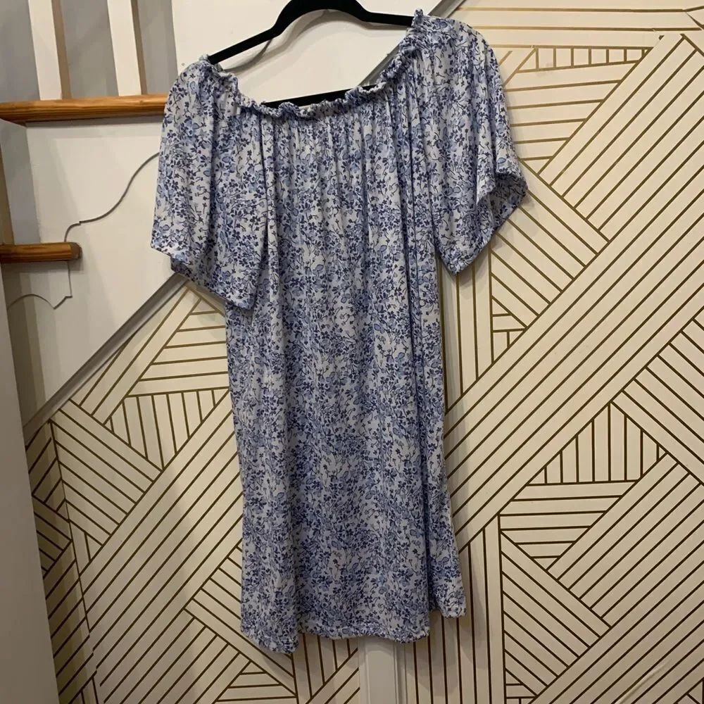 H&M Off the Shoulder Floral Print Dress NWT
